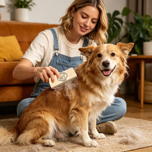 Dog Brush For Shedding Ergonomic Pet Grooming Undercoat Removal Brush For Short Medium Long Haired Pet Kittens Puppies Home