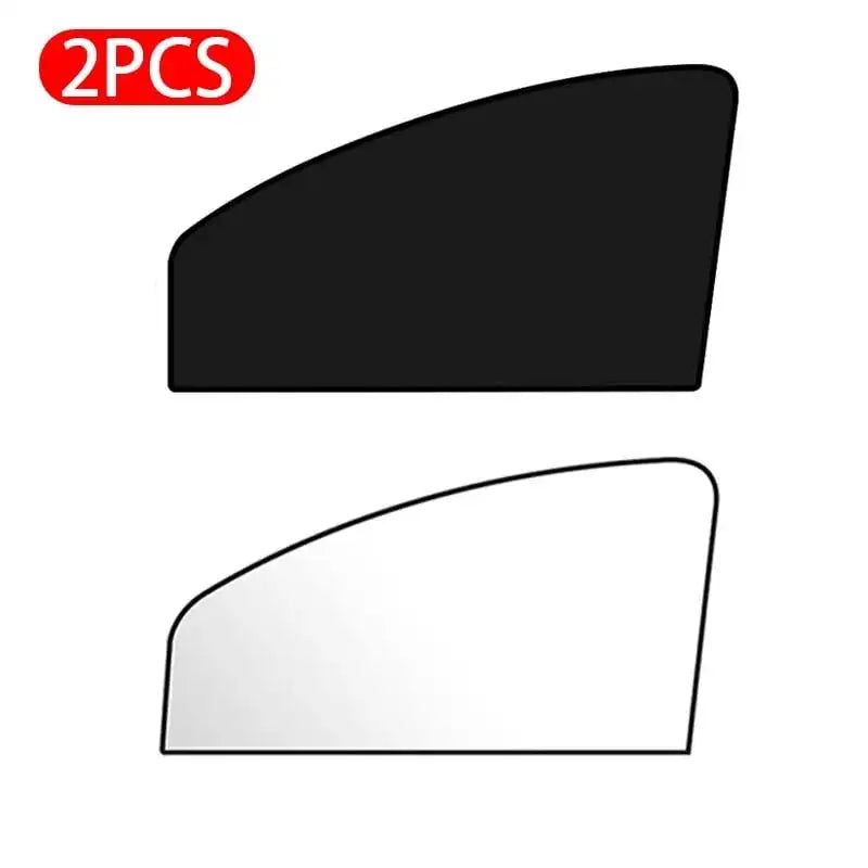 2Pcs Car Side Window Sun Shade Magnet Privacy Curtains UV Reflection Anti Glare UV Block Sunshade for Front/Back Window