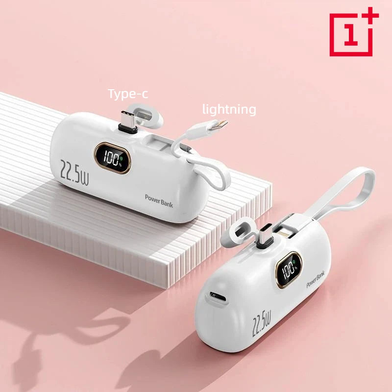 Oneplus Mini Power Bank 30000mAh Portable Digital Display Capsule Mobile Power External Battery For iPhone Xiaomi Fast Charging