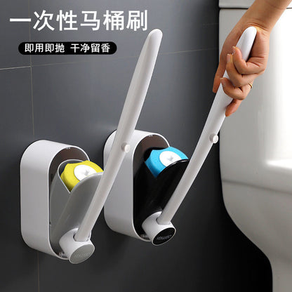 No More Dirty Toilet Brushes – Wall-Mounted Disposable Toilet Cleaning