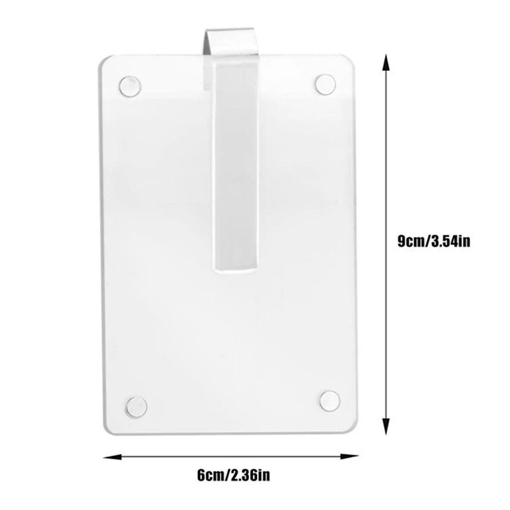 1/2/3pcs Magnetic Photo Clip For Car Sunshade Clear Acrylic Display Frames Magnetic Car Sun Visor Photo Clips Car Interior Decor