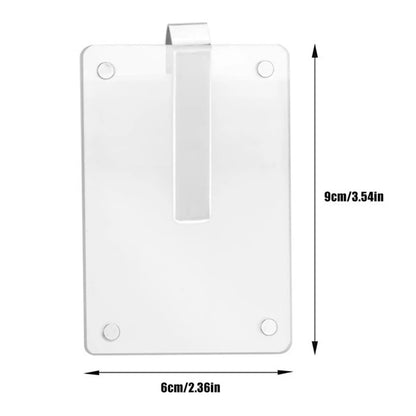 1/2/3pcs Magnetic Photo Clip For Car Sunshade Clear Acrylic Display Frames Magnetic Car Sun Visor Photo Clips Car Interior Decor