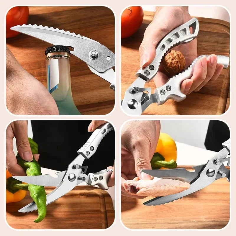 Heavy Duty Bone Cutting Kitchen Scissors