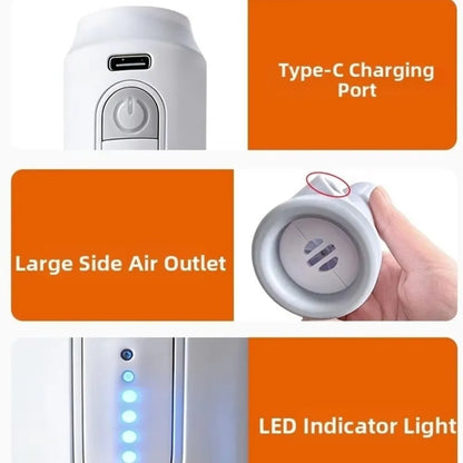 Compact Rechargeable Electric Vacuum Pump Low Noise Mini Vacuum Bag Pump Lightweight Portable Compressed Bag Air Pump Home Use
