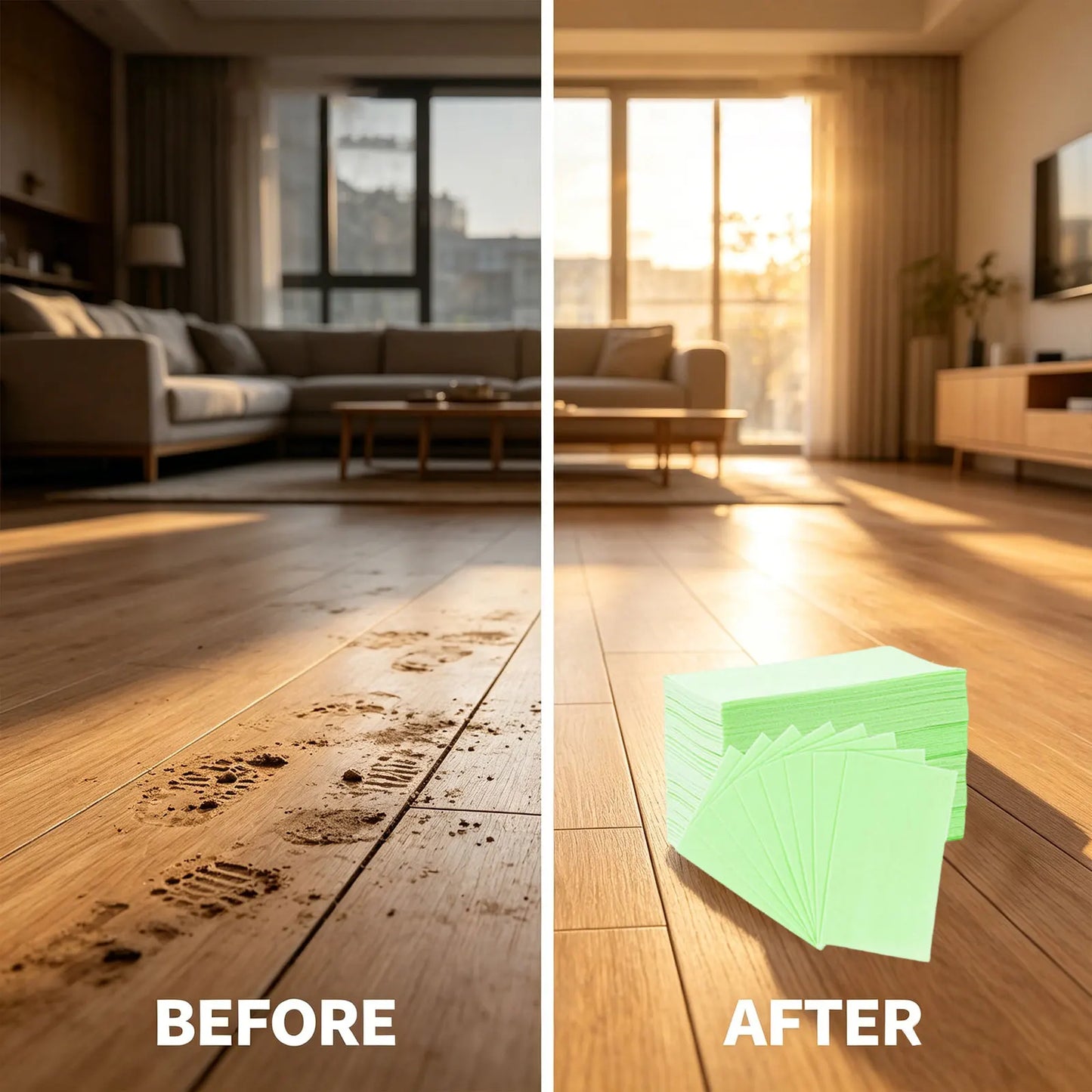 100 Piece Floor Cleaning Tablets Cleaner For Hardwood Laminate Tile & RV Walls Deodorization Shower Floor for Slippery Floor