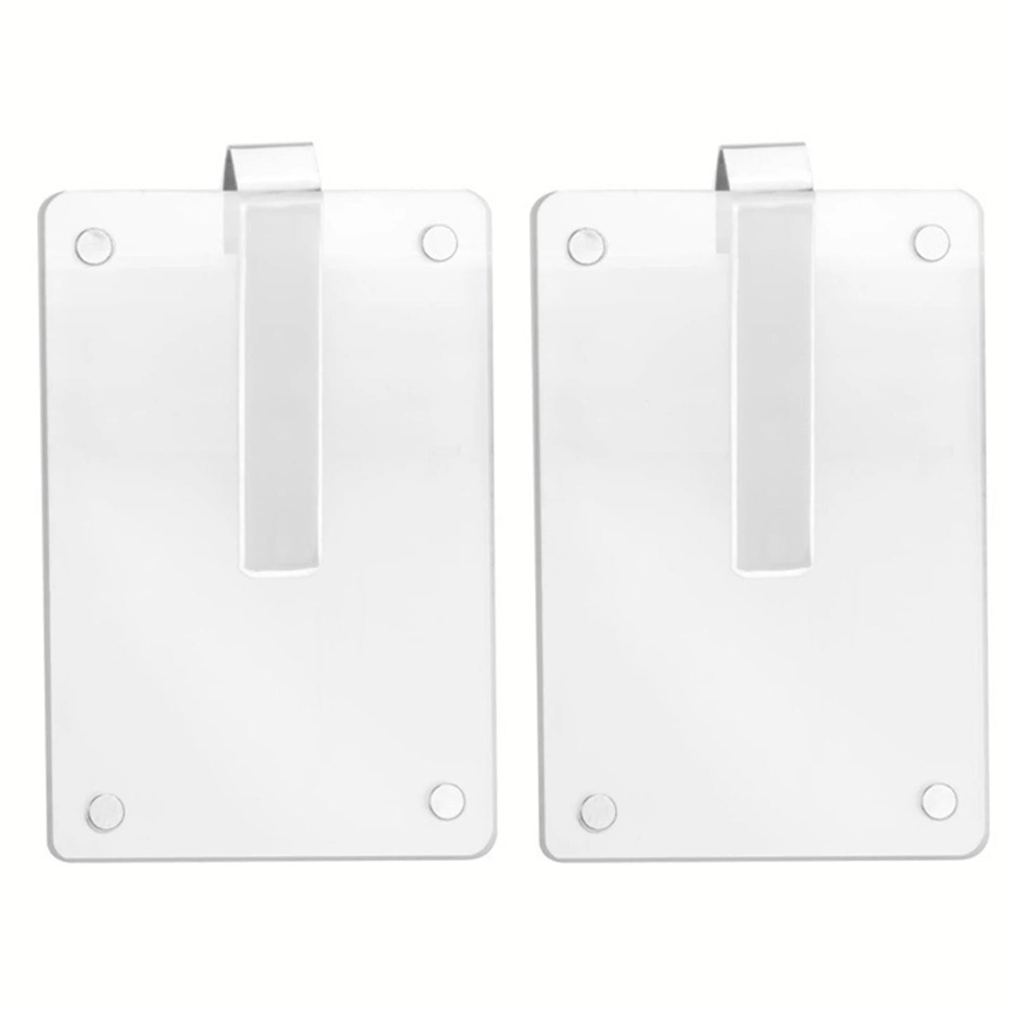 1/2/3pcs Magnetic Photo Clip For Car Sunshade Clear Acrylic Display Frames Magnetic Car Sun Visor Photo Clips Car Interior Decor