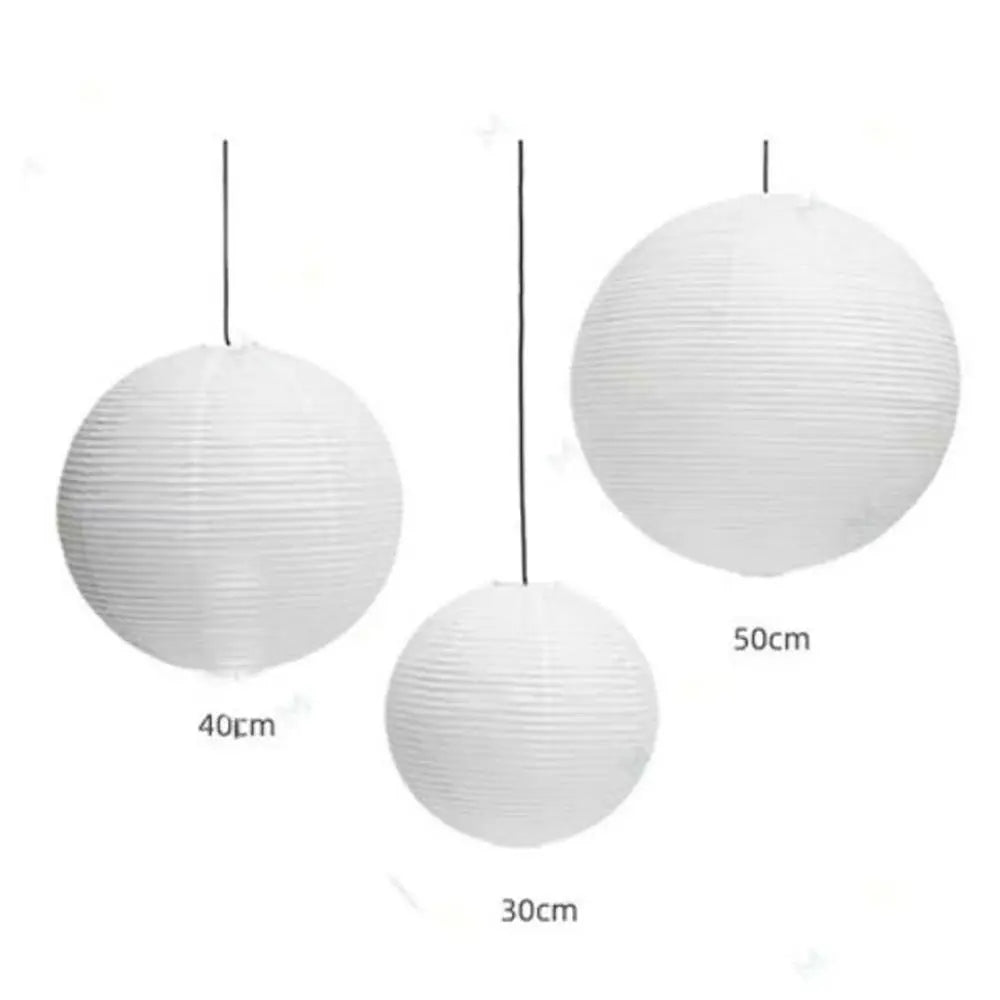 Japanese‑Inspired Round Paper Pendant Lamp 🏮