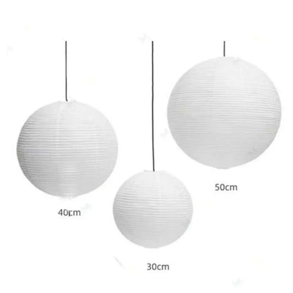 Japanese‑Inspired Round Paper Pendant Lamp 🏮