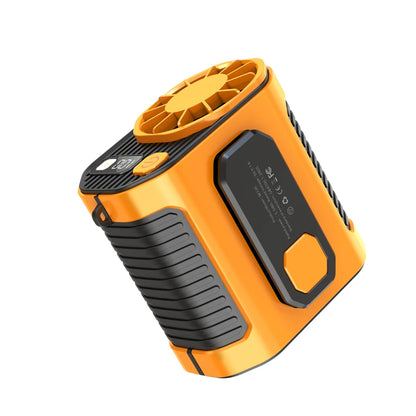 Portable Hiking Waist Fan Outdoor Mountain Climbing Five-Speed Adjustable Mini Fan for Camping,Travel,Angling