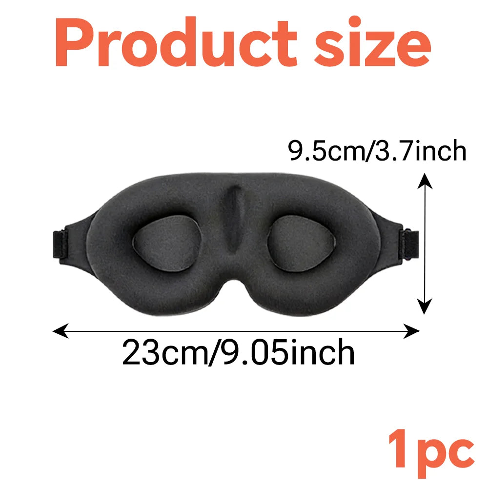 The Ultimate Travel Sleep Mask – Memory Foam, Adjustable Strap, 100% Blackout for Home, Plane & Office by Little Giraffe Shop