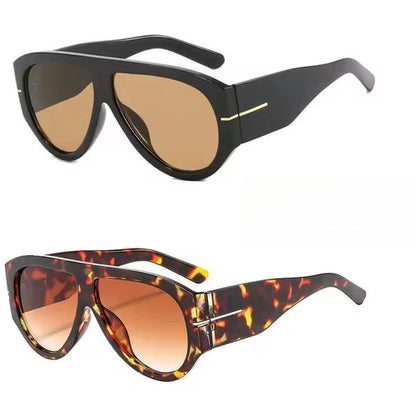 Y2K Oversized Shield Mask Sunglasses Women Futuristic Visor One-Piece Steampunk Big Frame Goggles Punk Shades Windproof Eyewear