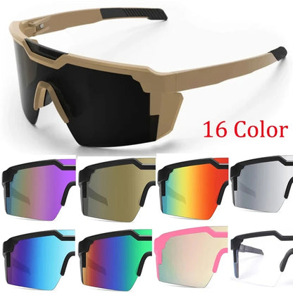 Z87 Safety Sports Sunglasses - UV Protection Cycling Goggles for Men & Women