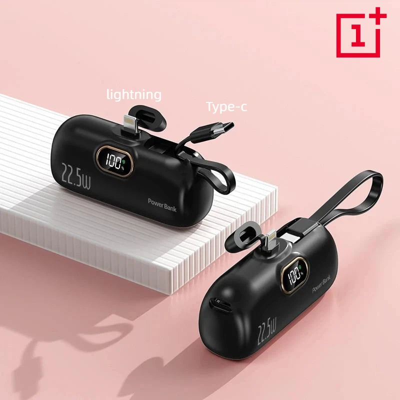 Oneplus Mini Power Bank 30000mAh Portable Digital Display Capsule Mobile Power External Battery For iPhone Xiaomi Fast Charging