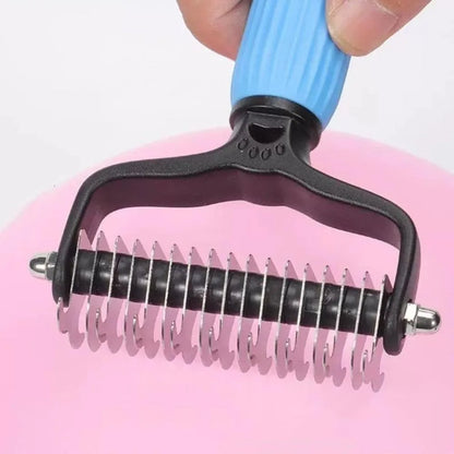 Universal Double Sided Stainless Steel Pet Detangling Comb for Dog Grooming Shedding Pet Hair Remover Easy Use Pet Accessories