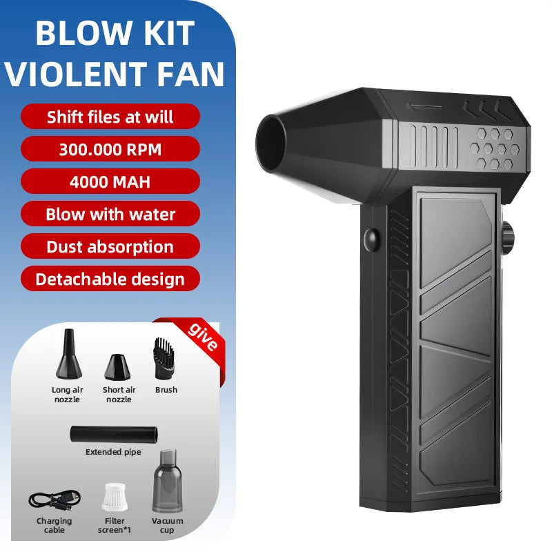 Portable Hand‑held Brushless 2‑in‑1 Blower and Vacuum
