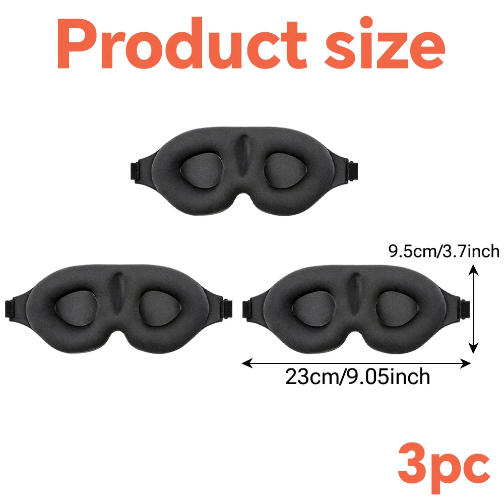 The Ultimate Travel Sleep Mask – Memory Foam, Adjustable Strap, 100% Blackout for Home, Plane & Office by Little Giraffe Shop