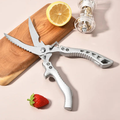 Stop Wrestling with Dull Scissors – Professional Stainless Steel Shears for Meat, Herb & Poultry by Little Giraffe Shop