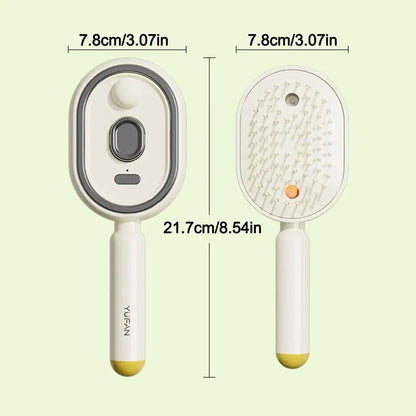 New Electric Hair Care Spray Massage Comb Anti-static Self-cleaning Spray Airbag Combs Hair Oil Applicator Women Girls