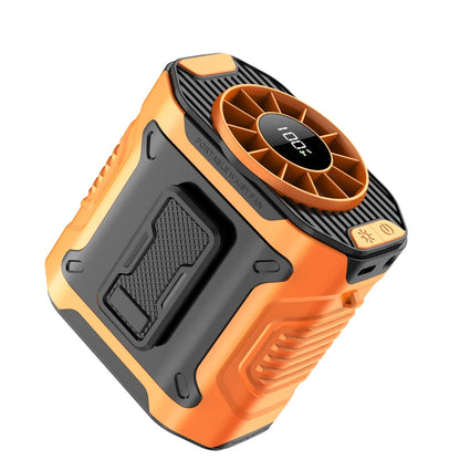 Portable Hiking Waist Fan Outdoor Mountain Climbing Five-Speed Adjustable Mini Fan for Camping,Travel,Angling