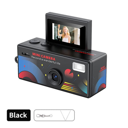 Magecam Digital Camera 180° Flip Screen Selfile Keychain Camera Retro Support Memory Card HD Very Small Camcorder Video Recorder