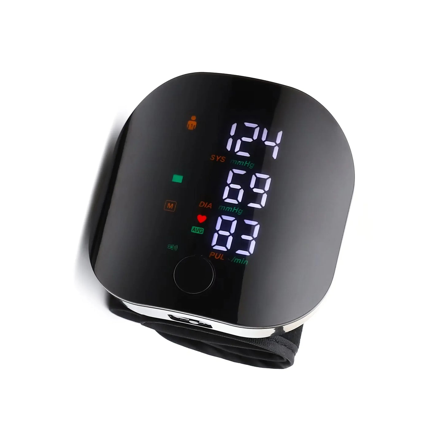 English/ Russian / Arabic / Spanish Voice Broadcast Tonometer BP Monitor New Touch LED Rechargeable Wrist Blood Pressure Monitor