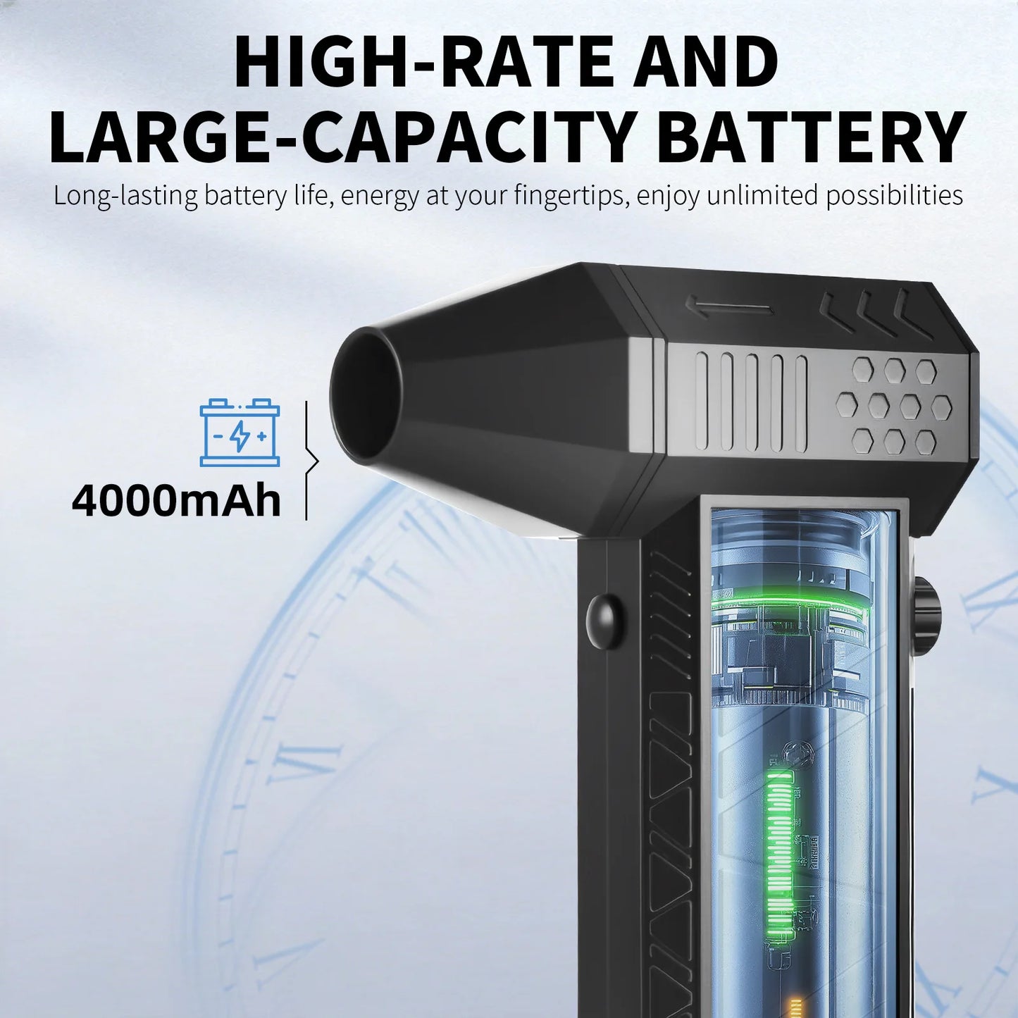 Portable Hand‑held Brushless 2‑in‑1 Blower and Vacuum