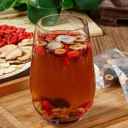 Organic Kidney Cleanse Tea with Ginseng Five Treasures Herbal Detox Natural Chinese Traditional Formula for Liver Health Support