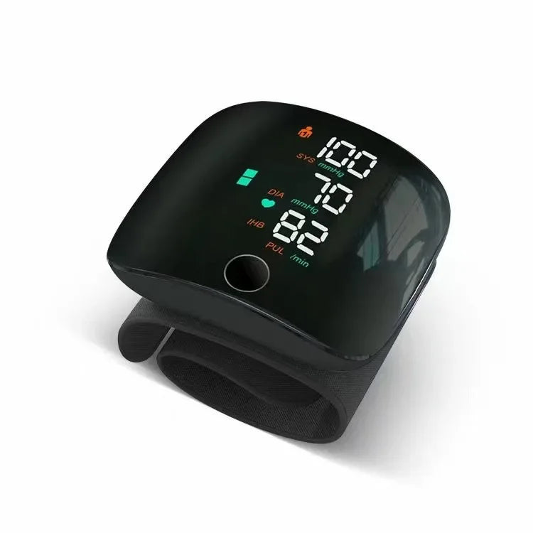English/ Russian / Arabic / Spanish Voice Broadcast Tonometer BP Monitor New Touch LED Rechargeable Wrist Blood Pressure Monitor