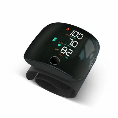 English/ Russian / Arabic / Spanish Voice Broadcast Tonometer BP Monitor New Touch LED Rechargeable Wrist Blood Pressure Monitor