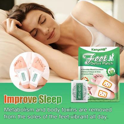 Overnight Foot Detox Patches with Bamboo Vinegar & Ginger – 30 Pcs, Easy to Use, Feel Refreshed by Little Giraffe Shop