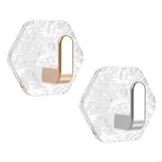 Clear Coat Hook Sturdy Sticky Hook Without Nails for Wardrobes Decoration B03E