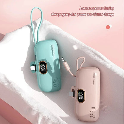 Oneplus Mini Power Bank 30000mAh Portable Digital Display Capsule Mobile Power External Battery For iPhone Xiaomi Fast Charging