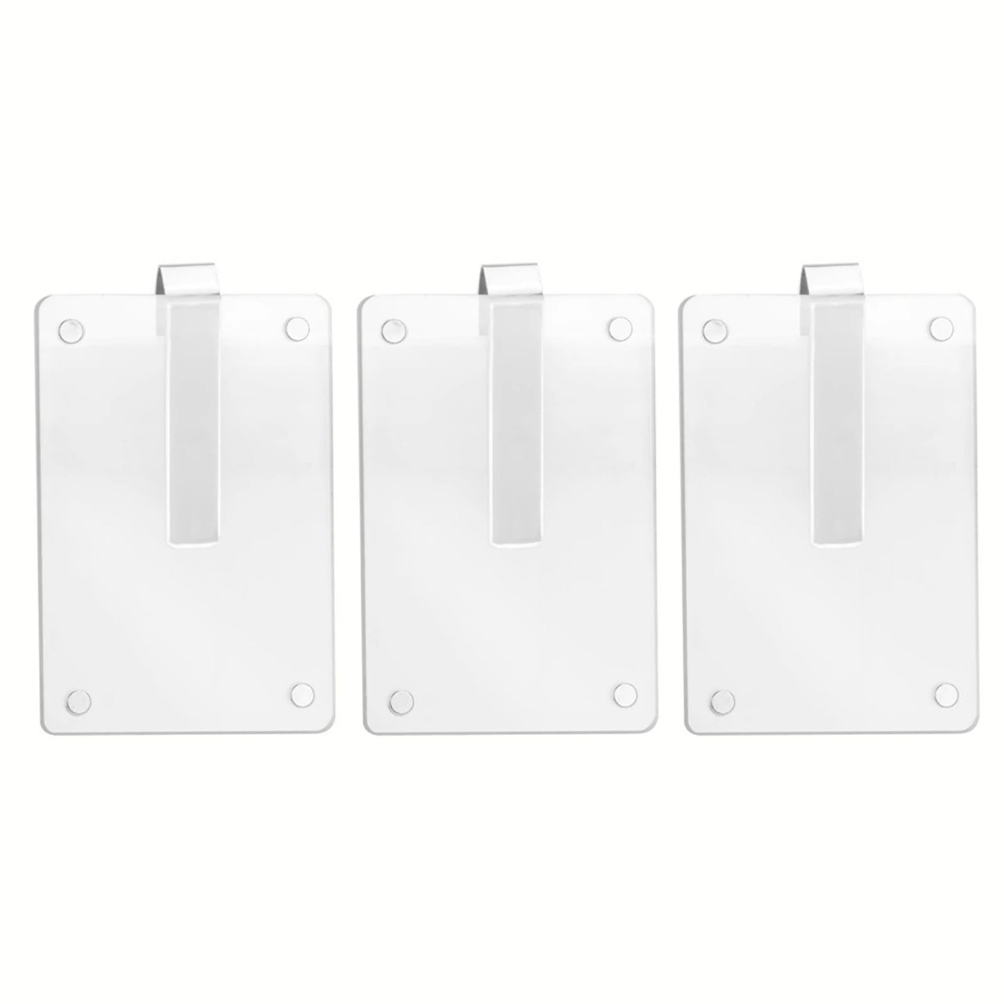 1/2/3pcs Magnetic Photo Clip For Car Sunshade Clear Acrylic Display Frames Magnetic Car Sun Visor Photo Clips Car Interior Decor