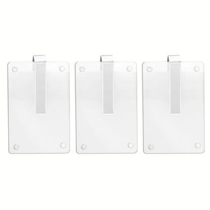 1/2/3pcs Magnetic Photo Clip For Car Sunshade Clear Acrylic Display Frames Magnetic Car Sun Visor Photo Clips Car Interior Decor