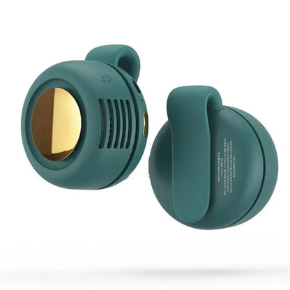 Portable Silent Mini Bladeless Fan Clip On, Small Fan Clip On For Shirt & Waist, Adjustable 3-speed Suspended Whirlwind Fans New