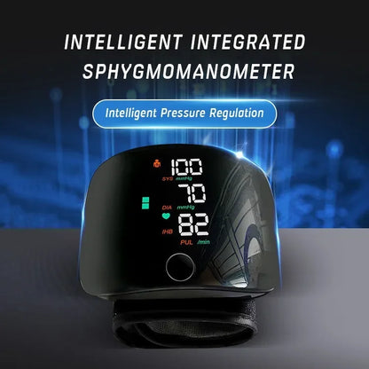 English/ Russian / Arabic / Spanish Voice Broadcast Tonometer BP Monitor New Touch LED Rechargeable Wrist Blood Pressure Monitor