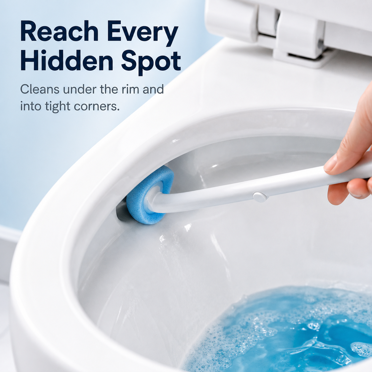 No More Dirty Toilet Brushes – Wall-Mounted Disposable Toilet Cleaning